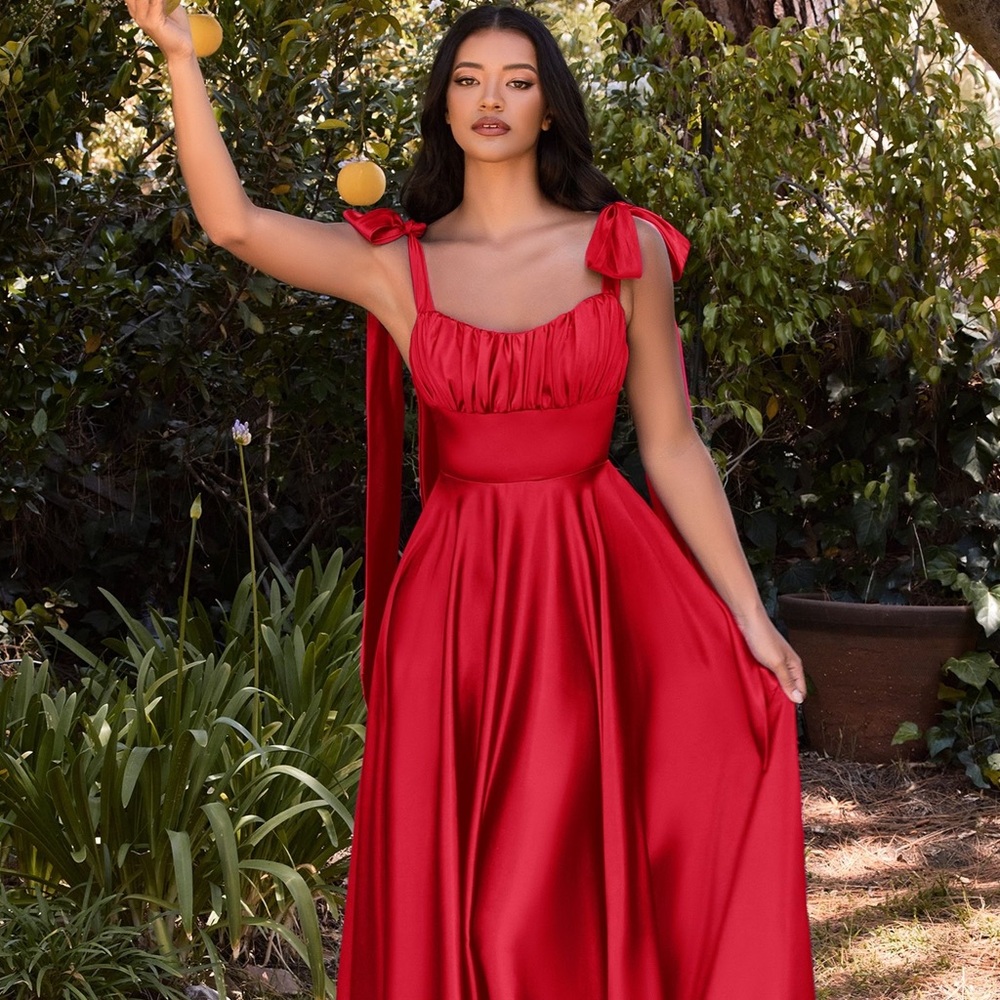 Elegant Red Prom Dress